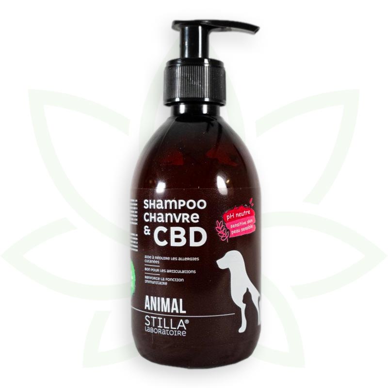 shampoing cbd chien chat sensitive peau sensible stilla france mafrenchweed 1