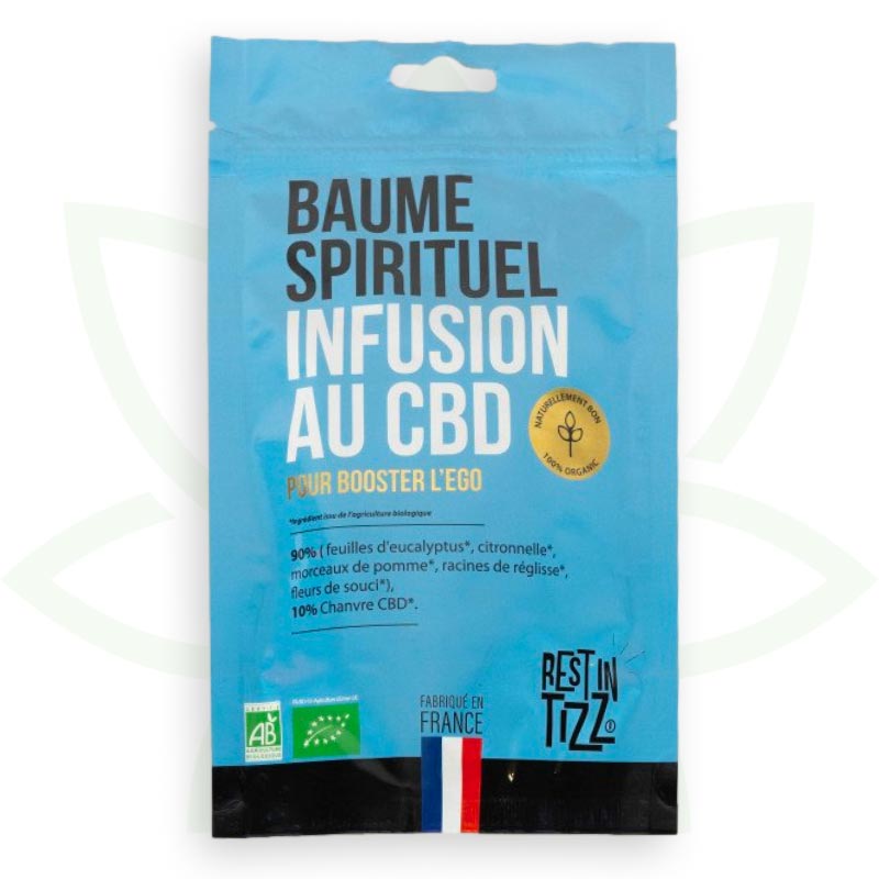tisane cbd baume spirituel infusion cbd bio rest in tizz mafrenchweed 1